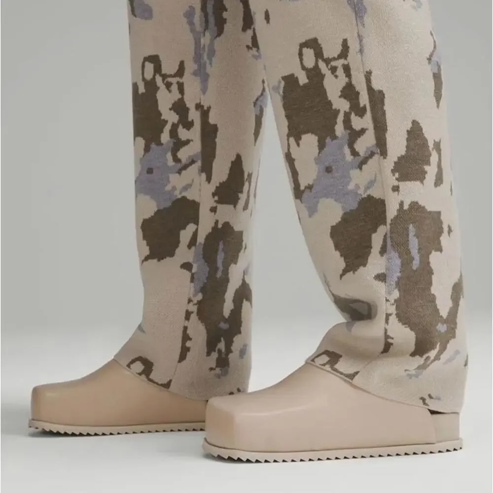 NWT LULULEMON LAB *Rare Merino Wool Knit High Rise Slouch Pant in Multi Size M - Picture 9 of 9